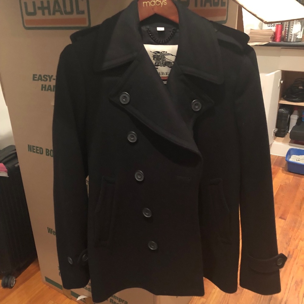 Burberry London wool military coat